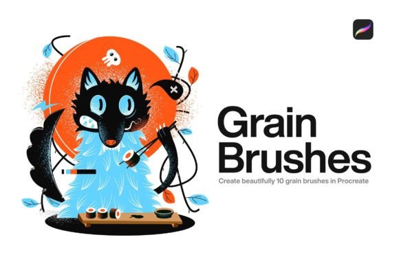 10 Grain Brushes Procreate: Elevating Digital Texture and Depth