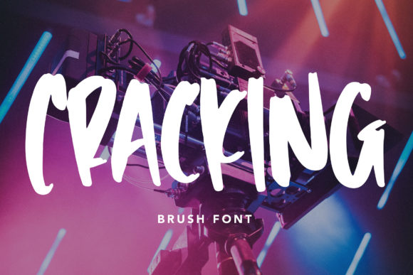 Cracking: Elevating Urban Design with Brushed Display Typography