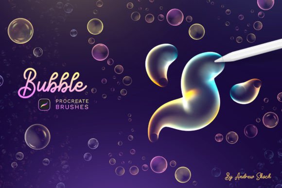 Mastering Digital Fluidity: Elevating Visual Storytelling with Bubbles Procreate Brushes