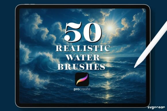 Mastering Digital Fluidity with Water Procreate Brushes