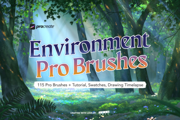 Mastering Digital Landscapes: An In-Depth Look at Complete Environment Procreate Brushes