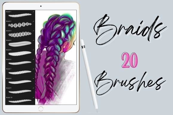 Mastering Procreate Braids Hair Brushes