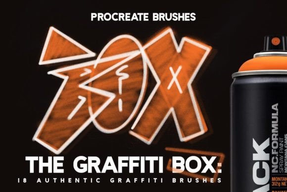 Mastering Urban Aesthetics with The GRAFFITI BOX PROCREATE BRUSHES