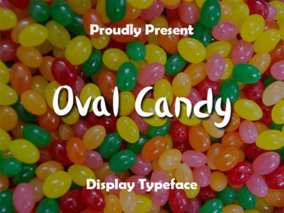 Oval Candy: Elevating Design with a Playful Handwritten Touch