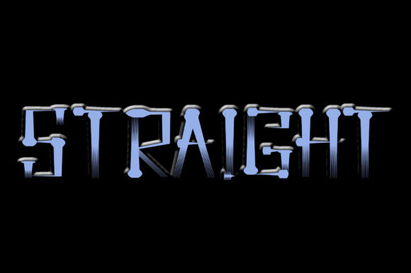Straight: A Versatile Brushed Display Font for Modern Design