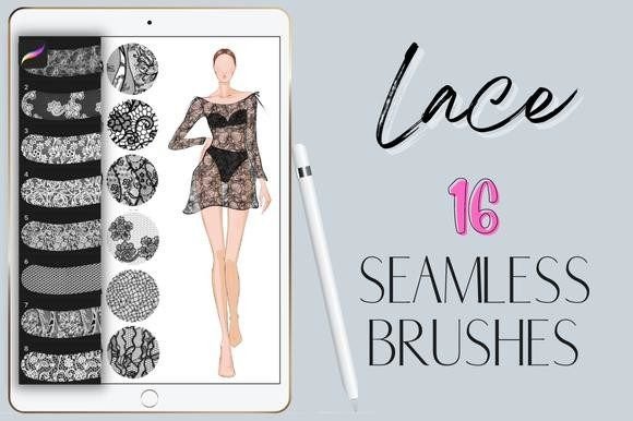 Strategic Design Efficiency with Procreate Lace Pattern Seamless Brushes
