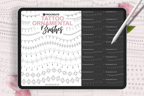 Strategic Design Efficiency with Procreate Ornamental Tattoo Brushes