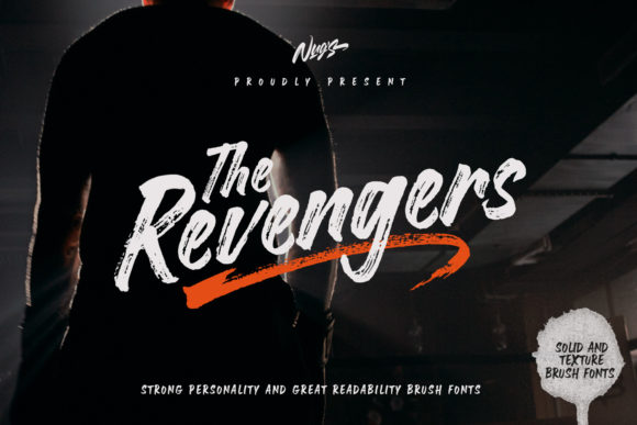 The Revengers: Bold Brushed Font for Urban Design