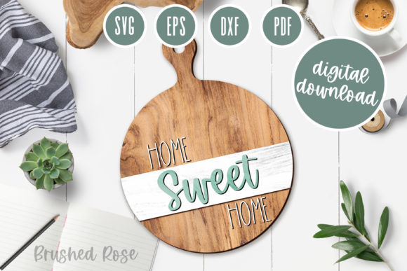 Transforming Kitchen Decor with the Home Sweet Home Cutting Board Laser Design