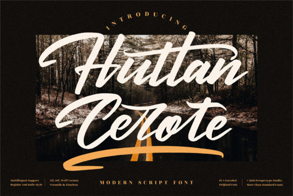 Why Huttan Cerote Is the Brushed Script Font Your Designs Have Been Missing